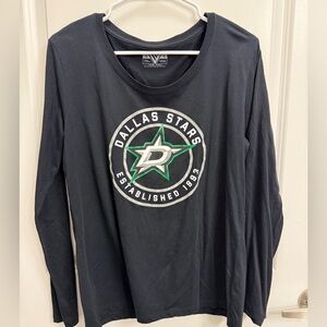 Dallas Stars Black Long Sleeve Shirt
